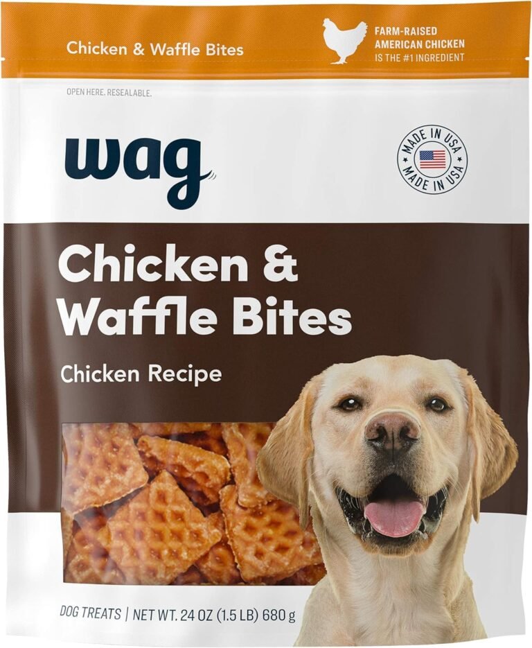 Wag Dog Treats Chicken & Waffle Bites