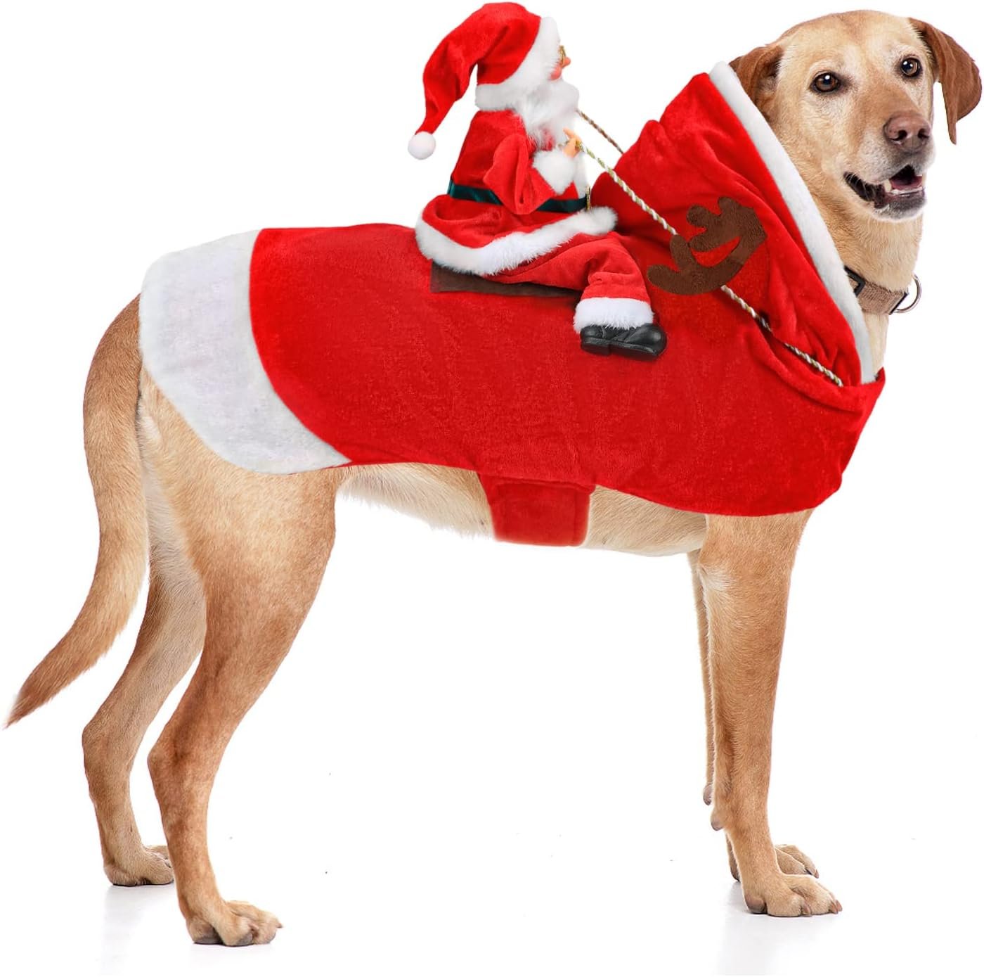 BWOGUE Santa Dog Costume